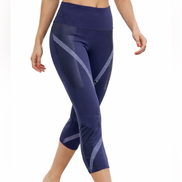 ATHLETA x Allyson Felix 💙 Navy Athletic High Waist Leggings, Reflective (Medium) - Picture 15 of 15